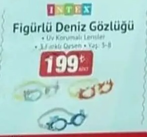 Intex Figürlü Deniz Gözlüğü 1 Adet