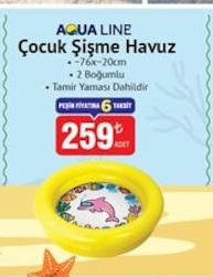 Aqua Line Cocuk Sisme Havuz 2 Adet