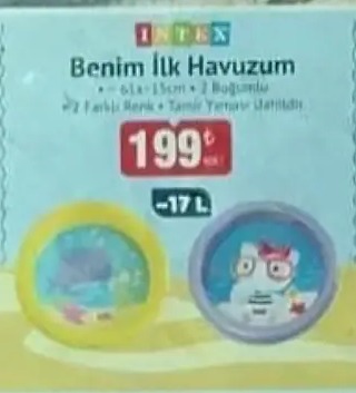 Intex Benim İlk Havuzum 1 Adet