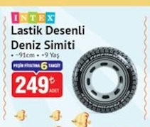Intex Lastik Desenli Deniz Simiti 1 Adet