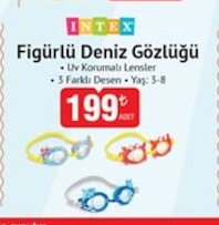 Intex Figürlü Deniz Gözlüğü