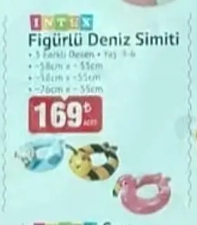 Intex Figürlü Deniz Simiti