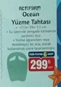 Actifoam Ocean Yüzme Tahtasi