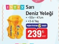 Intex Sarı Deniz Yeleği 1 Adet