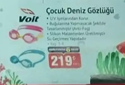 Voit Çocuk Deniz Gözlüğü