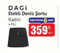 Dagi Etekli Deniz Şortu Kadın M, L