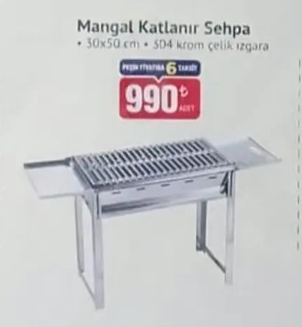 Mangal Katlanır Sehpa 30X50Cm