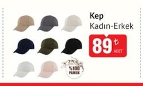 Kep Kadın-Erkek 100% Pamuk