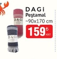 Dagi Pestamal 90X170 Cm