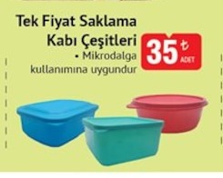 Tek Fiyat Saklama Kabı Cesitleri Mikrodalga Kullanımına Uygundur
