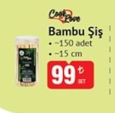 Cook Love Bambu Şiş 150 Adet