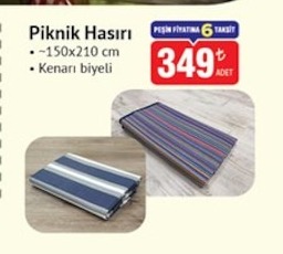 Piknik Hasiri 150X210Cm
