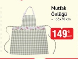 Mutfak Önlüğü ~63X78 Cm