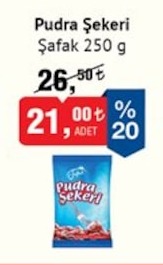 Şafak Pudra Şekeri 250G