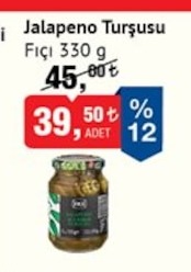 Jalapeno Turşusu Fıçı 330 G