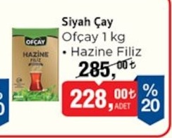 Ofçay Hazin Filiz Siyah Çay 1 Kg
