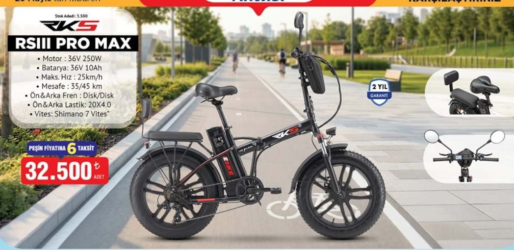 Rks Rsiii Pro Max Elektrikli Bisiklet