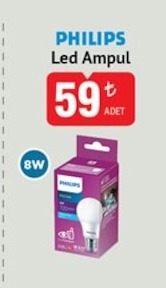 Philips Led Ampul 8W