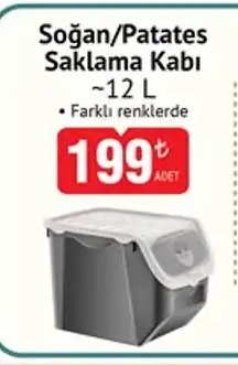 Soğan/Patates Saklama Kabı ~12 L