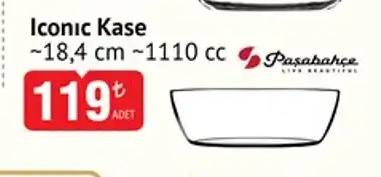 Paşabahçe Iconic Kase 1110Cc