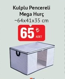 Kulp'Lu Penceralı Mega Hurç 64X41X35 Cm