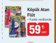 Köpük Atan Flüt Farklı Renklerde