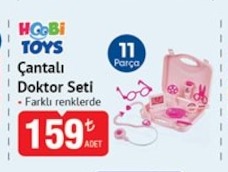 Çantalı Doktor Seti - Farklı Renklerde