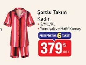 Şortlu Takım Kadın