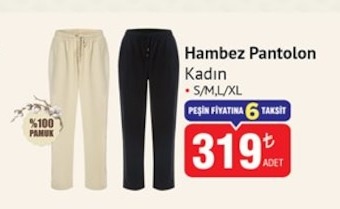 Hambez Pantolon Kadın...
