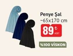 Penye Şal ~65X170 Cm %100 Viskon