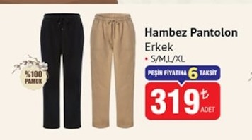 Hambez Pantolon Erkek...
