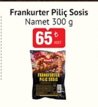 Frankfurter Piliç Sosis Namet 300 G
