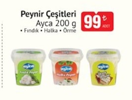 Peynir Çeşitleri Ayca 200 G