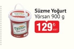 Süzme Yoğurt Yörsan 900G