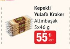 Kepekli Yulaflı Kraker Altınbaşak 5X46G