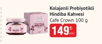 Cafe Crown Kolajenli Prebiyotikli Hindiba Kahvesi 100 G