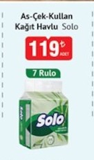 Solo As-Çek-Kullan Kağıt Havlu 7 Rulo
