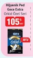 Hijyenik Ped Gece Ekstra Orkid Özel Seri 18'Li