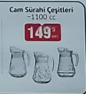 Cam Sürahi Çeşitleri 1100 Cc