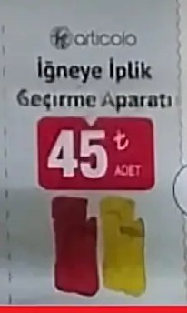 Iğneye İplik Geçirme Aparatı