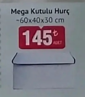 Mega Kutulu Hurç 60X40X30 Cm Adet