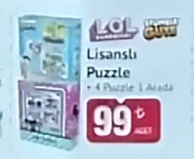 Lol Sürpriz Guys Lisanslı Puzzle 4 Puzzle 1 Arada