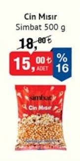 Cin Mısır Simbat 500 G