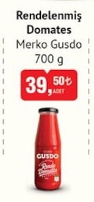 Merko Gusdo Rendelenmiş Domates 700G