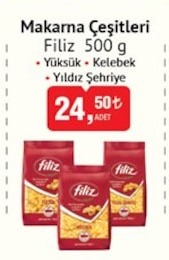 Makarna Çeşitleri Filiz 500G