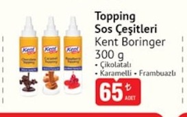 Kent Boringer Topping Sos Çeşitleri 300G