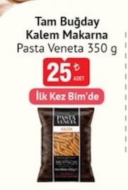 Pasta Veneta Tam Buğday Kalem Makarna 350G