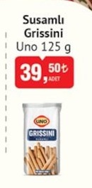 Susamlı Grissini Uno 125 G
