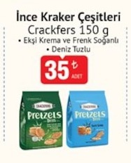 İnce Kraker Çeşitleri Crackfers 150G