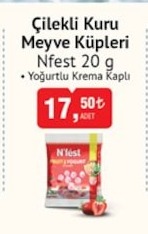 Çilekli Kuru Meyve Küpleri Nfest 20G